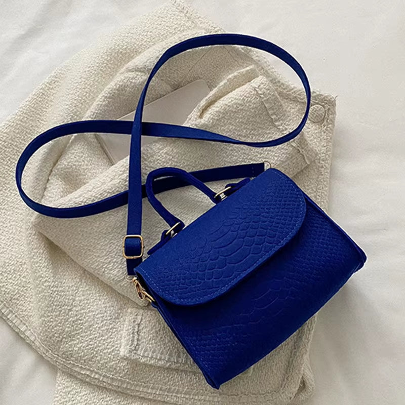 Functional New Underarm Bag Korean Spring Popular Felt Imprint Small Cross Body Bag Small Square Bag Single Shoulder Bag