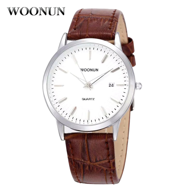 Simple Men Watches Leather Belt Quartz Wrist Watches for Men Ultra Thin Mens Watches Minimalist Watches Hodinky