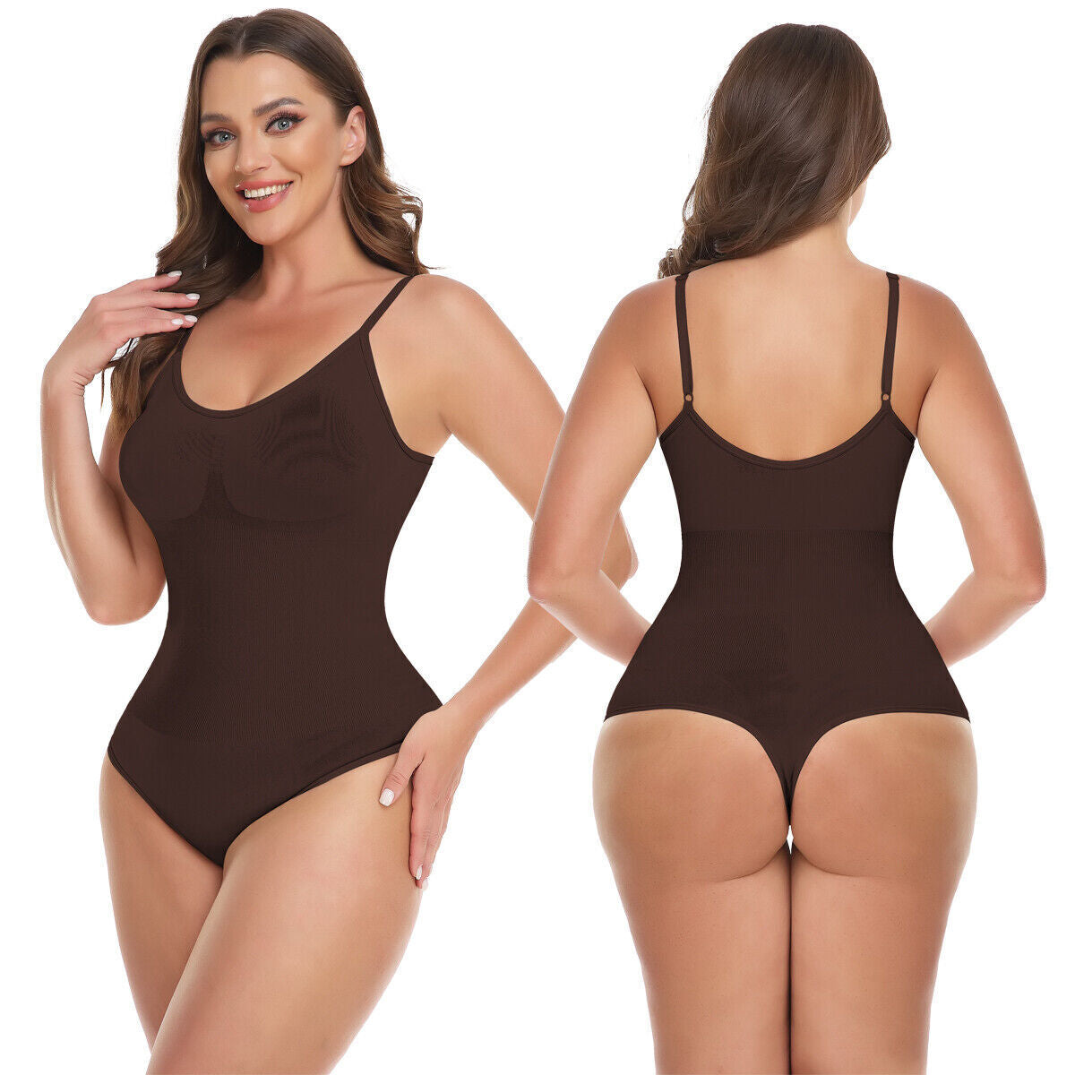 Women Seamless Shapewear Bodysuit Tummy Control Body Shaper Slimming Shapewear